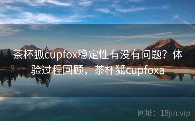 茶杯狐cupfox稳定性有没有问题？体验过程回顾，茶杯狐cupfoxa