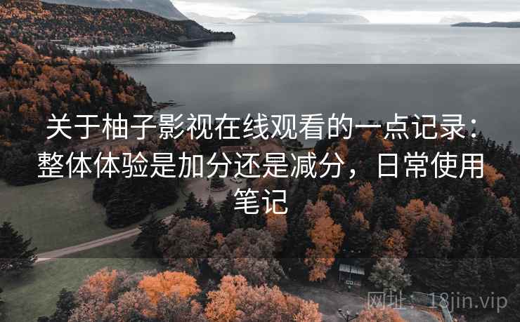 关于柚子影视在线观看的一点记录:整体体验是加分还是减分,日常使用笔记 关于柚子影视在线观看的一点记录:整体体验是加分还是减分,日常使用笔记