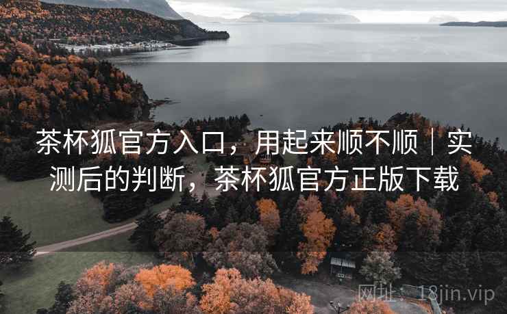 茶杯狐官方入口,用起来顺不顺|实测后的判断,茶杯狐官方正版下载 茶杯狐官方入口,用起来顺不顺|实测后的判断,茶杯狐官方正版下载